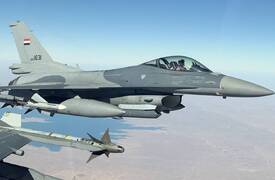 القوات العراقية.. طائرات F-16  تستهدف داعشيين في كركوك